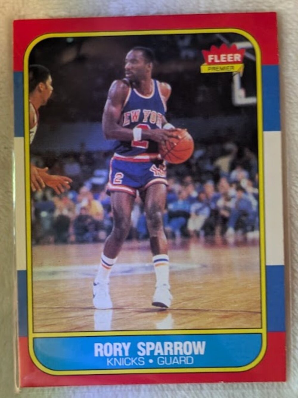 1986 Fleer RORY SPARROW #105